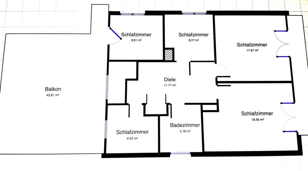 Plan de l'étage supérieur