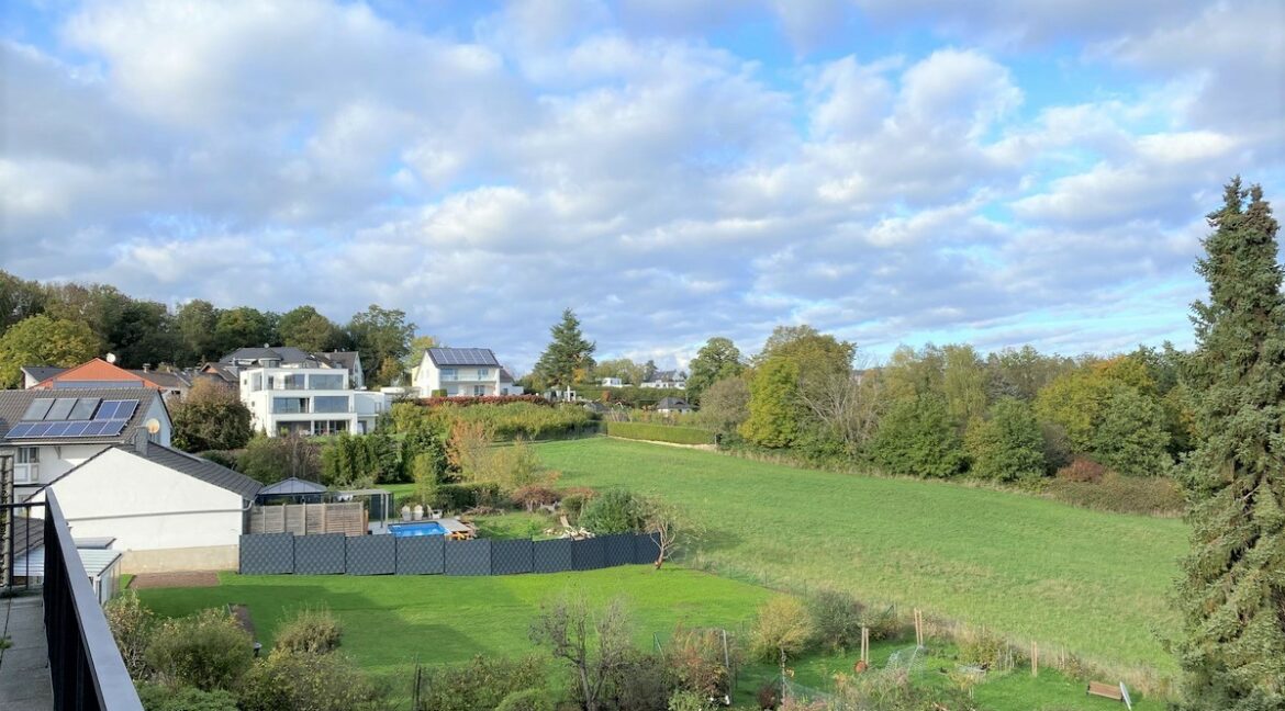 Ausblick vom Balkon