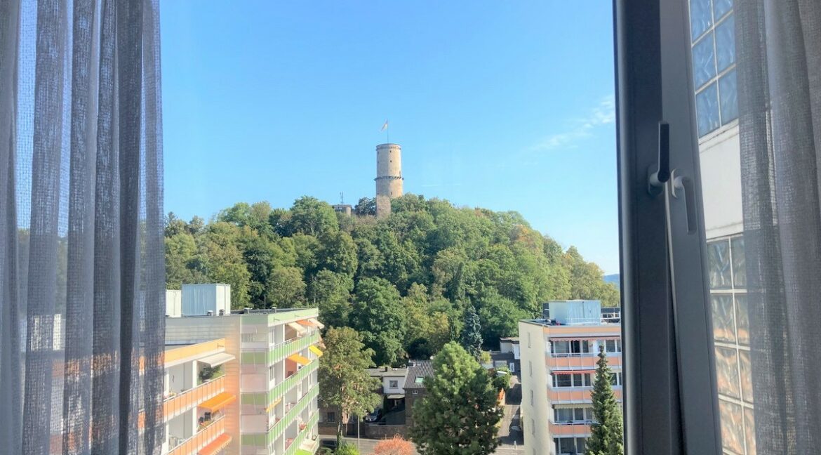 Blick vom Schlafzimmer