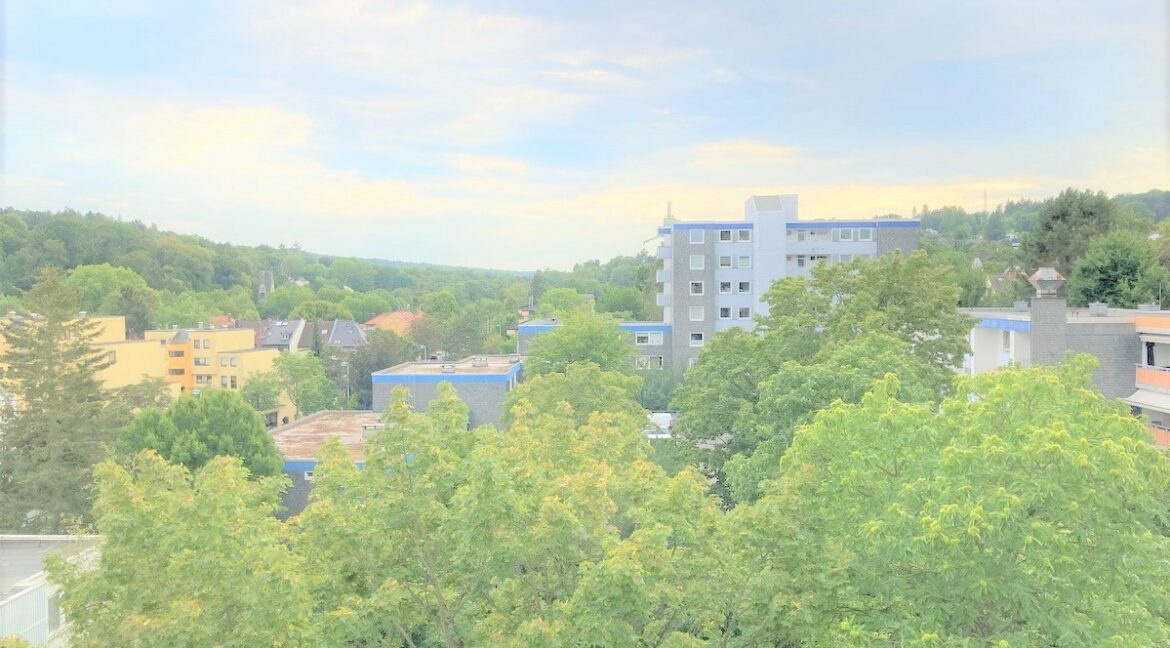 Blick vom Balkon