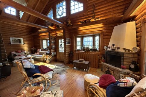 Wohnbereich mit Kamin