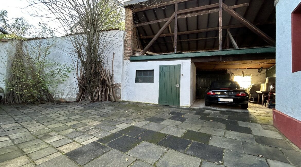 Courtyard and barn