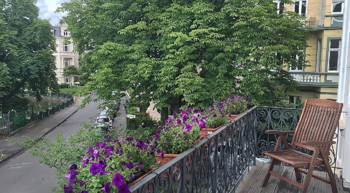 Balkon zum Weiher