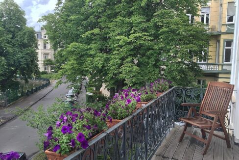 Balkon zum Weiher