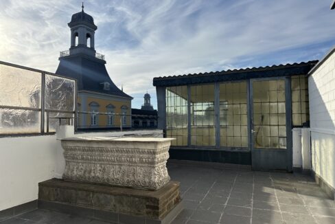Dachterrasse mit Wintergarten