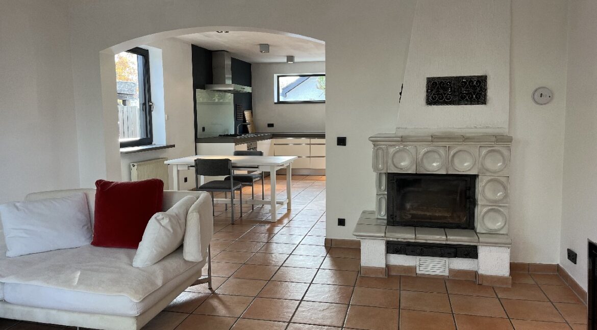 Wohnbereich mit Kamin