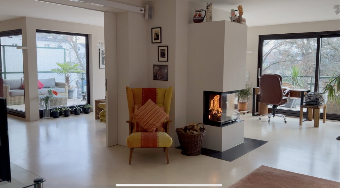 Wohnen mit Kamin