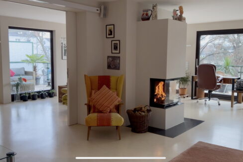 Wohnen mit Kamin