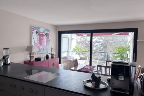 Küche Blick linke Terrasse