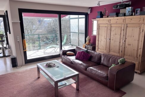 Blick zur rechten Terrasse