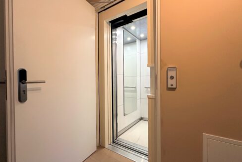Aufzug bis in die Wohnung