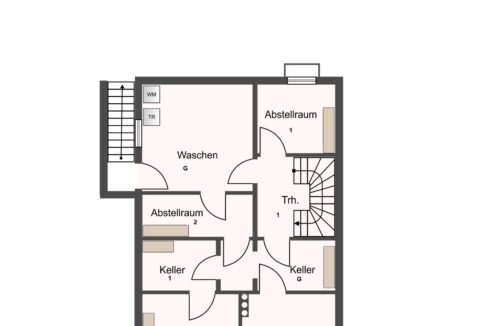 Kellergeschoss Wohnung 1 und 2