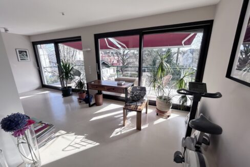 Blick zur mittleren Terrasse