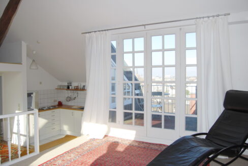 Wohnen Blick Dachterrasse