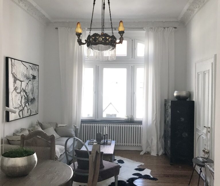 Blick ins Wohnzimmer