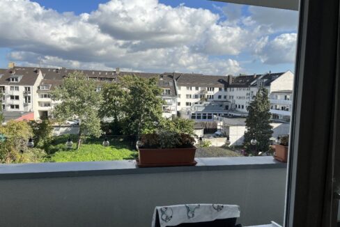 Blick vom Balkon