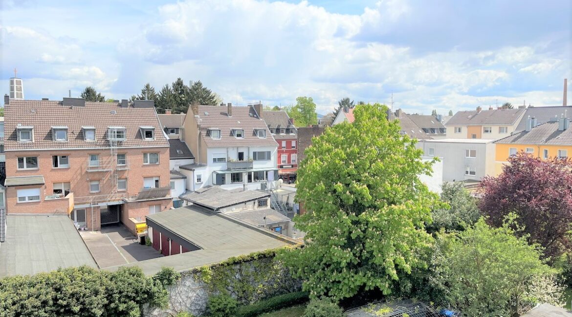Blick vom Balkon